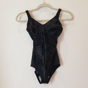 Honors Intimates VTG Shapewear Body Shaper Firm Control Black Ladies Size 36B
